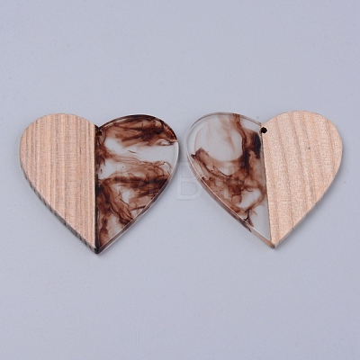 Resin & Wood Pendants RESI-R428-12A-1