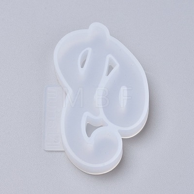 Letter DIY Silicone Molds X-DIY-I034-08P-1