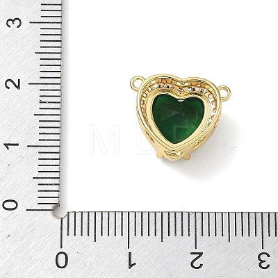 Brass Pave Cubic Zirconia Pendants KK-CBA74BF-01G-05-1