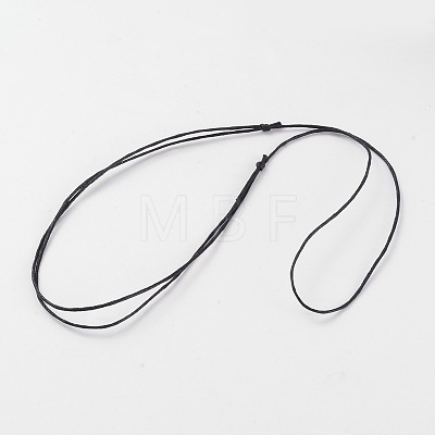 Korea Waxed Cotton Cord Necklace Making NJEW-JN01472-04-1