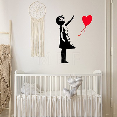 PVC Self Adhesive Wall Decorative Stickers STIC-WH0002-028-1