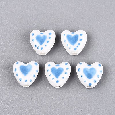 Handmade Porcelain Beads PORC-Q005-11B-1