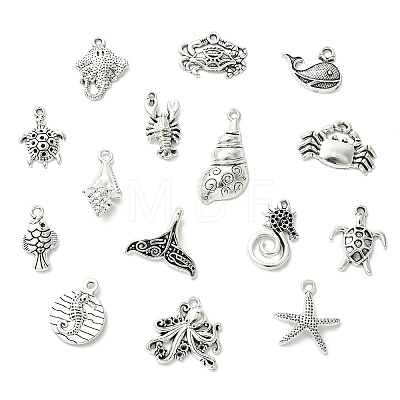 15Pcs Tibetan Style Alloy Pendants FIND-CJC0017-89-1