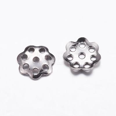 304 Stainless Steel Beads Caps STAS-P161-13-1