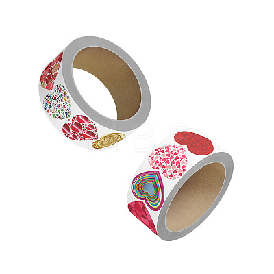 8 Styles Valentine's Day Stickers Roll PW-WG62715-01-1