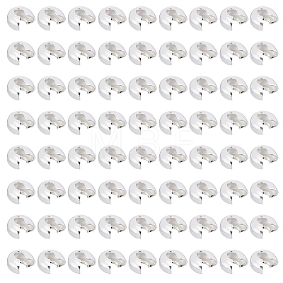 500Pcs Iron Crimp Beads Covers IFIN-ME0001-23A-1