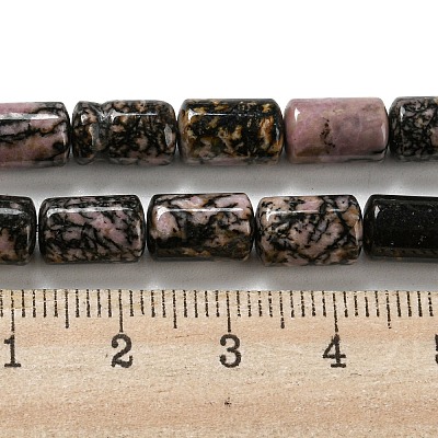 Natural Rhodonite Beads Strands G-M420-E07-03-1