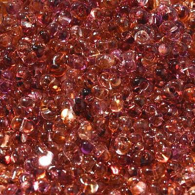 Transparent Baking Paint Glass Seed Beads SEED-A033-06A-05-1