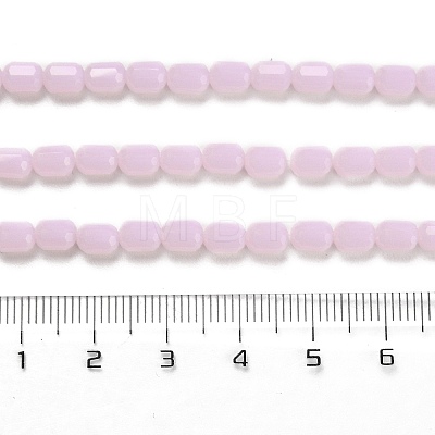 Imitation Jade Glass Beads Strands GLAA-G112-06B-1