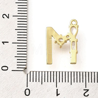 Brass Micro Pave Cubic Zirconia Pendants KK-M310-01G-13-1