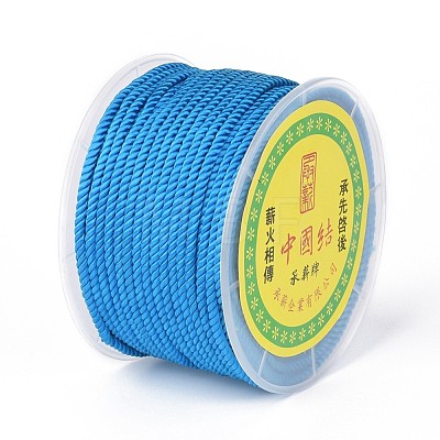 Polyester Milan Cord for DIY Jewelry Craft Making OCOR-F011-D19-1