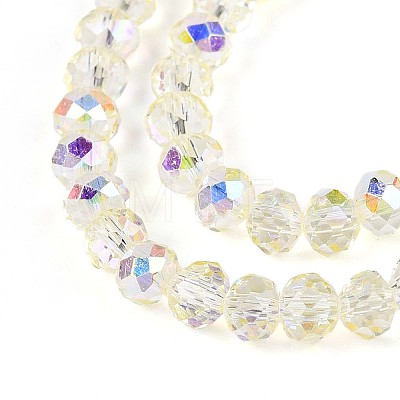 Transparent Glass Beads Strands X-EGLA-N016-6mm-05-1