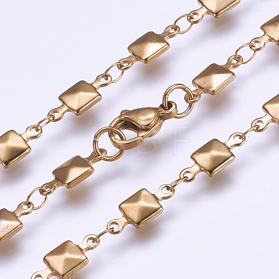 304 Stainless Steel Chain Necklaces STAS-P164-07-1