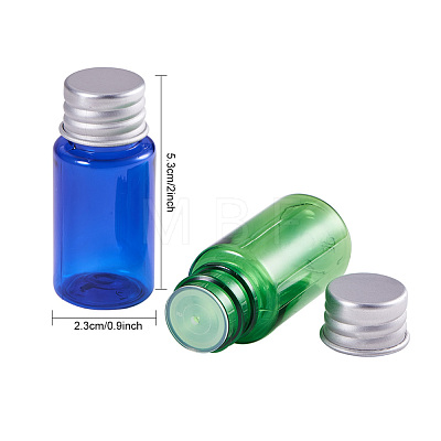 BENECREAT 10ml PET Plastic Liquid Bottle Sets MRMJ-BC0001-31-1