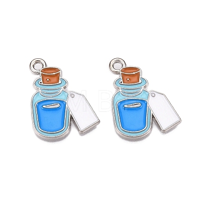 Halloween Theme Alloy Enamel Pendants ENAM-T020-08J-1