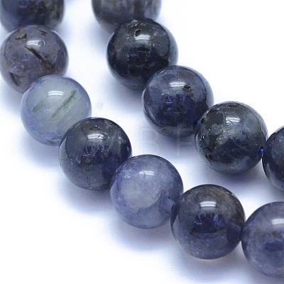 Natural Iolite/Cordierite/Dichroite Beads Strands G-L552H-11B-1