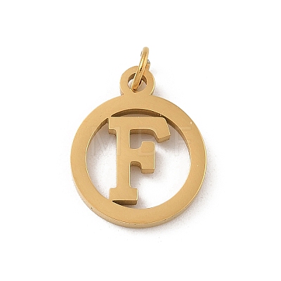304 Stainless Steel Charms
with Jump Ring LS-STAS-R001-02G-F-1