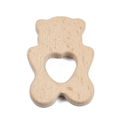 Natural Beech Wooden Baby Teething Toys WOOD-U003-06-1