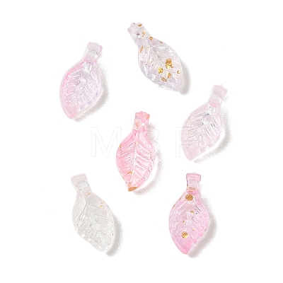 Transparent Acrylic and Gold Foil Pendants AC-CBAF9C1-04A-04-1