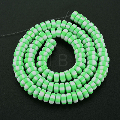 Handmade Polymer Clay Beads Strands CLAY-N008-042H-1