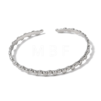 304 Stainless Steel Cuff Bangles for Women BJEW-H635-01P-1