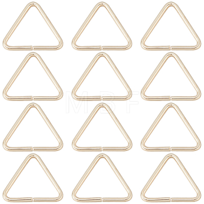 SUNNYCLUE Brass Triangle Linking Ring FIND-SC0006-42-1