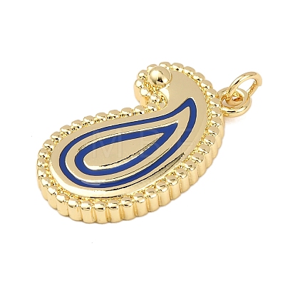 Brass Enamel Pendants KK-K408-43A-01-1