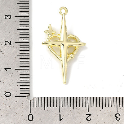 Rack Plating Alloy Pendants FIND-I039-044B-G-1