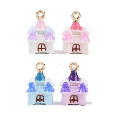 Alloy Enamel Pendants ENAM-A012-07G-1