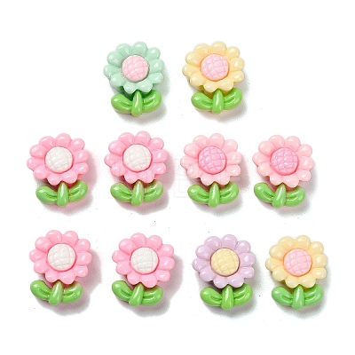 Opaque Resin Cabochons RESI-I068-01A-01-1
