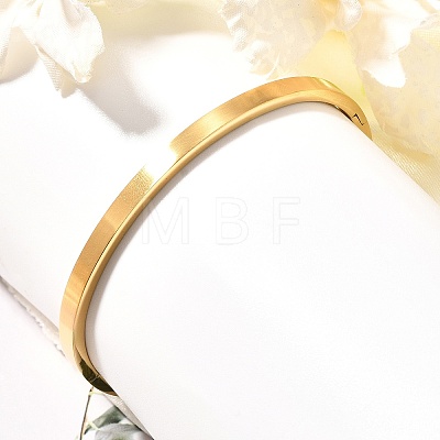 Ion Plating(IP) 304 Stainless Steel Bangles BJEW-E277-42A-G-1