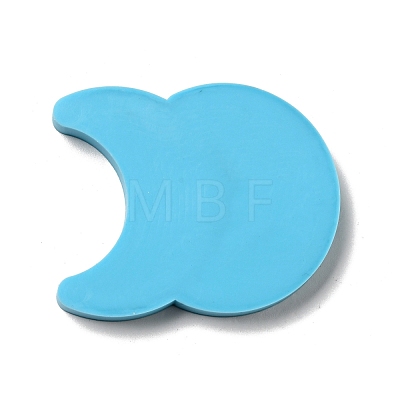 Moon DIY Pendant Silicone Molds DIY-G062-D05-1