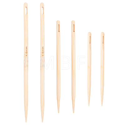 3Pcs Wood Knitting Needles DIY-WH0698-125-1