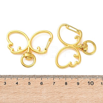 Zinc Alloy Swivel Clasps FIND-K026-02G-1