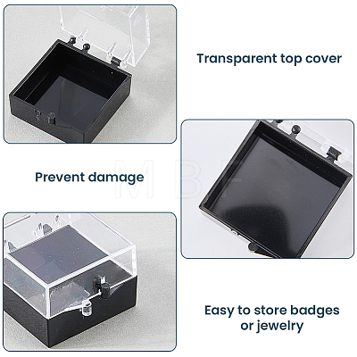 Transparent Plastic Packing Boxes AJEW-CN0007-68-1
