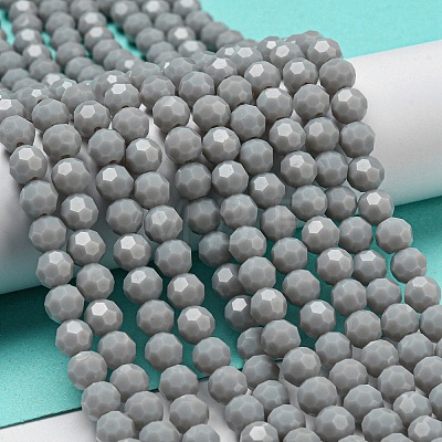 Opaque Glass Beads Stands LS-EGLA-A035-P6mm-D22-1