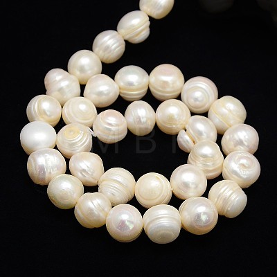 Natural Cultured Freshwater Pearl Beads Strands PEAR-L001-F-14-01-1