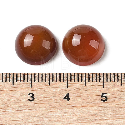Natural Red Agate Cabochons G-B082-07C-02-1