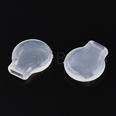 Comfort Silicone Clip on Earring Pads X-SIL-T003-03-1