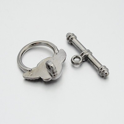 Tibetan Style Alloy Toggle Clasps X-K090B051-1