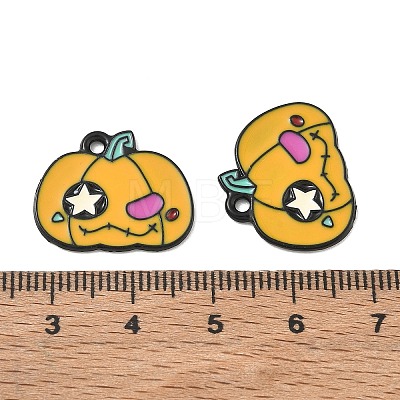 Halloween Alloy Enamel Pendants AL-CBA8744-01EB-01-1