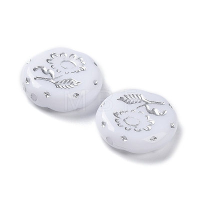 Opaque Acrylic Beads OACR-G016-27D-1