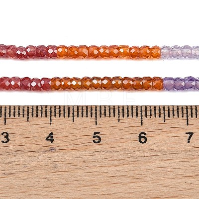 Cubic Zirconia Beads Strands ZIRC-P125-2x3mm-12-1