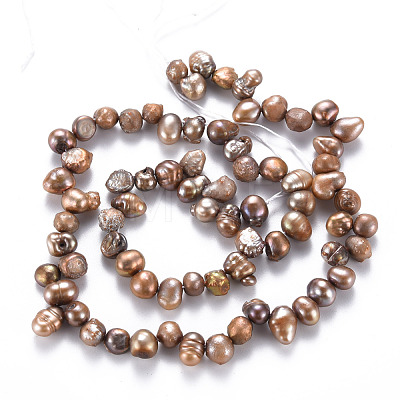 Natural Keshi Pearl Beads Strands PEAR-S021-227-1