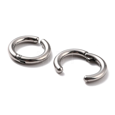 304 Stainless Steel Clip-on Earrings EJEW-Z014-01D-P-1