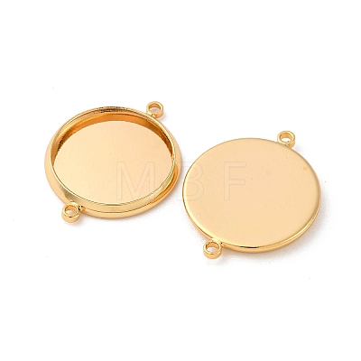 Brass Connector Cabochon Settings KK-F898-21D-G-1