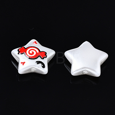 3D Printed ABS Plastic Imitation Pearl Beads KY-S168-010B-1