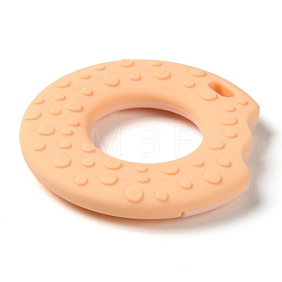 Donut Food Grade Eco-Friendly Silicone Focal Beads LS-SIL-Q023-01C-1