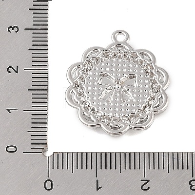 Rack Plating Alloy with Acrylic Pendants FIND-B037-02P-02-1