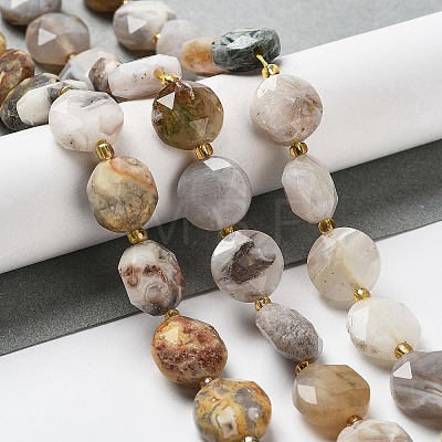 Natural Crazy Agate Beads Strands G-NH0004-032-1